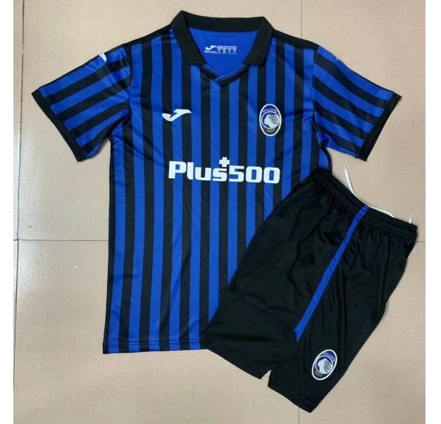 Kids Atalanta Bergamasca Calcio Home Soccer Kits Shirt with Shorts 2020/21